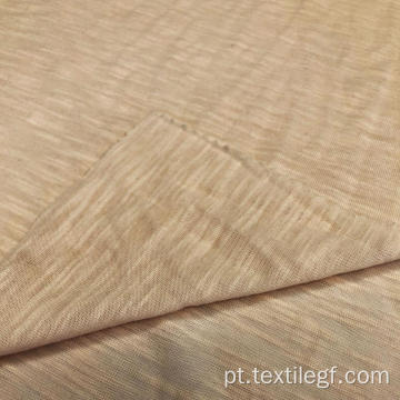 Tecido de malha de malha viscose slub